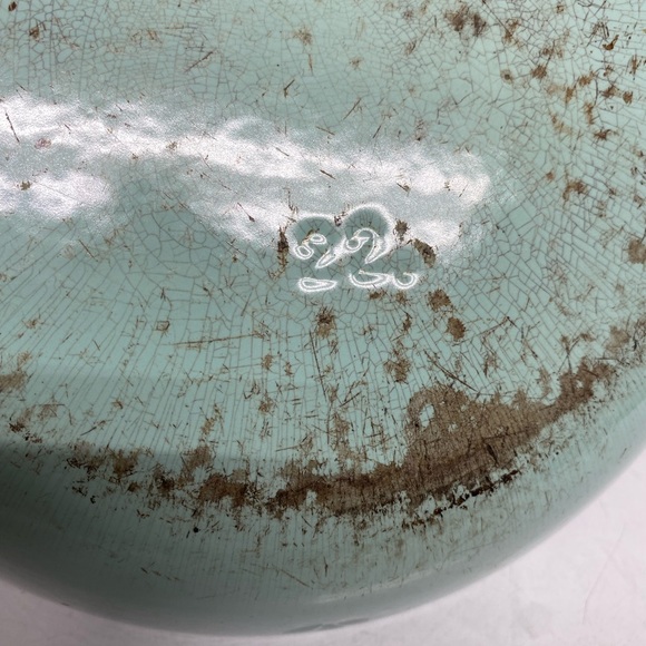 Dru Holland Seafoam Blue Enamel Cast Iron Pan - Picture 13 of 17